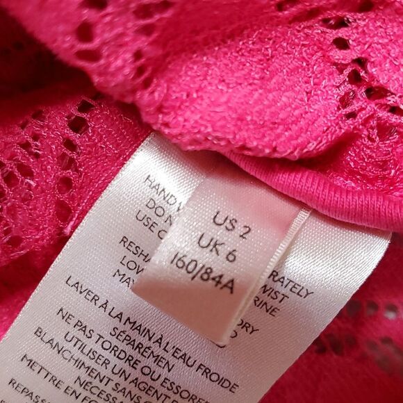 Maeve Pink Lace Button Up Blouse - Picture 8 of 8